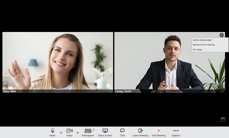 Screen Share on Video Call