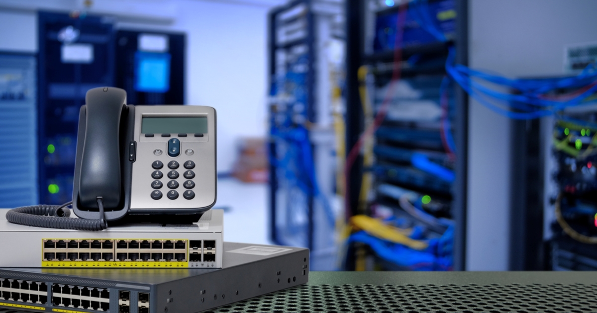 VoIP phone and a PBX