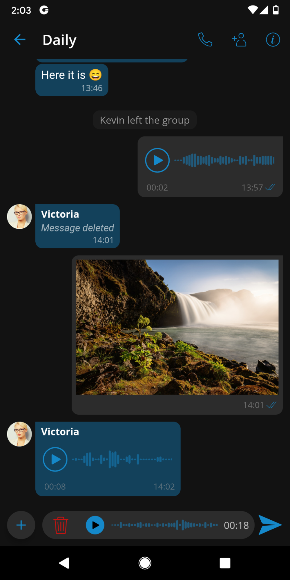 Voice Messages