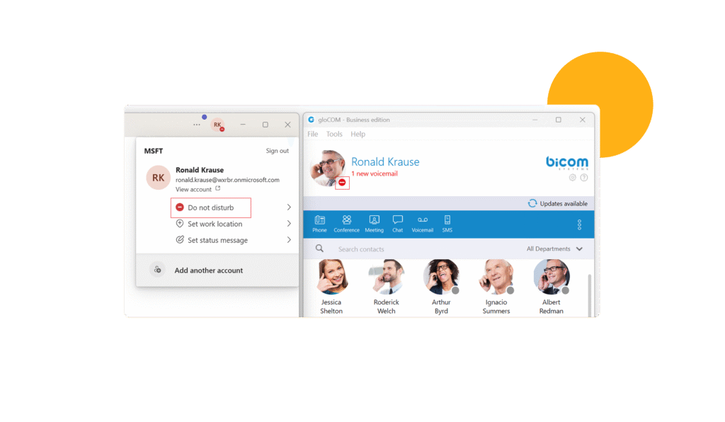 microsoft teams presence