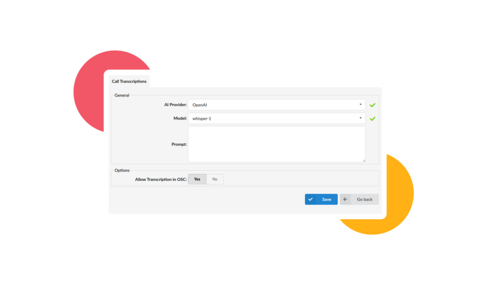 call transcriptions pbxware